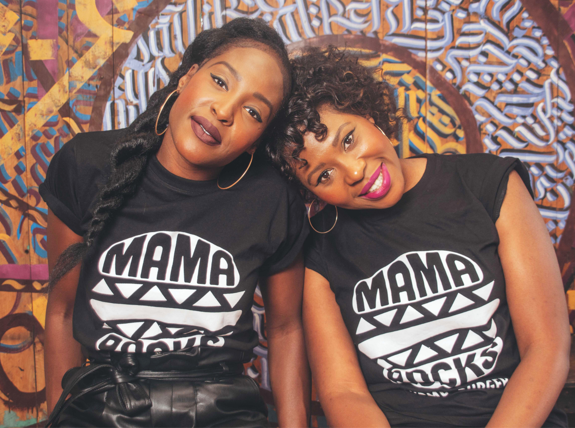 Natalie and Samantha Mwedekeli of Mama Rocks burger