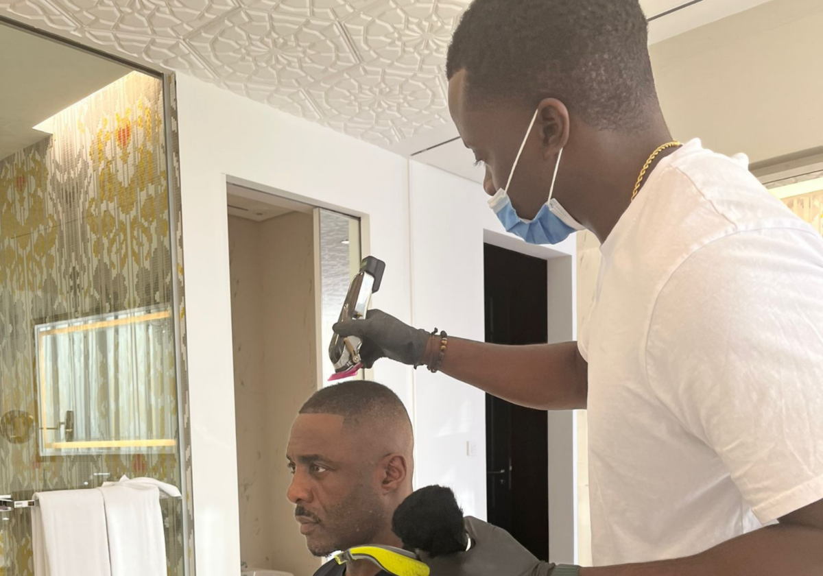 Idris and Riaz Barber Client